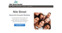 Desktop Screenshot of nilestreetdental.com